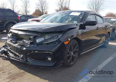 2019 Honda Civic Sport Touring из США, поврежденный, VIN SHHFK7H92KU400113